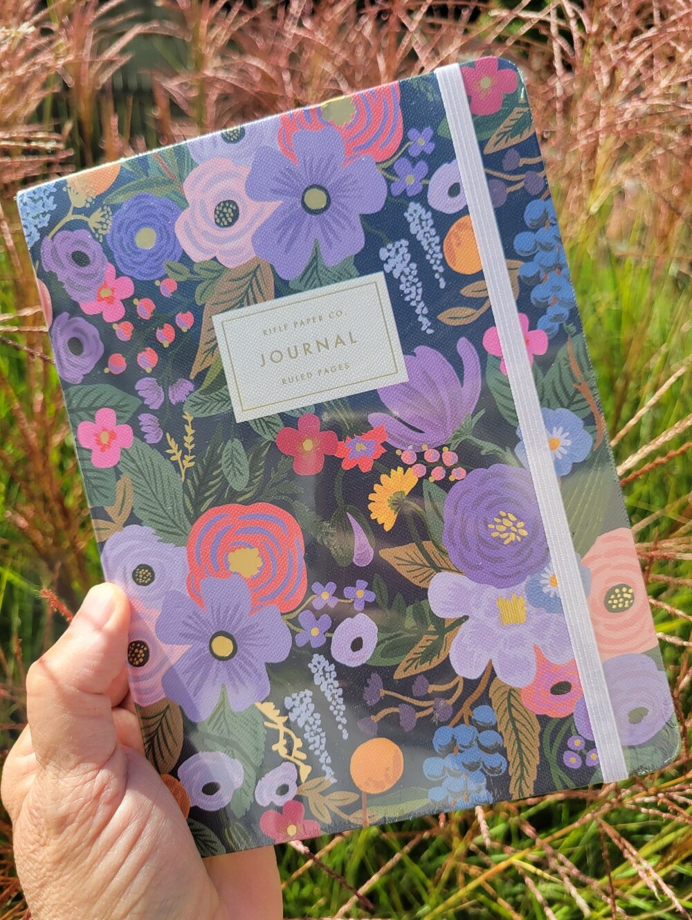 Rifle Paper Co. Journal w/Pen Garden Party Violet Floral Pattern NWT Hardcover
